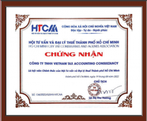 VNTAC has been officially recognized as a member of the Ho Chi Minh City Tax Consultants and Agents Association (HTCA) since 2022.