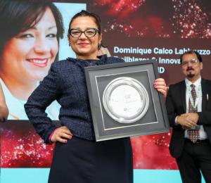 Dominique Calcò Labbruzzo was the Women-in-Law Awards Winner as Trailblazer & Innovator representing Switzerland at the World Business Festival in London in April, 2024.