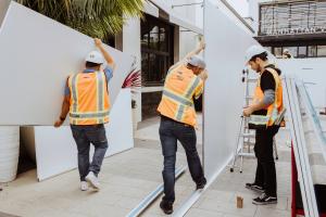 SwiftWall barricades installed by Riot Creative