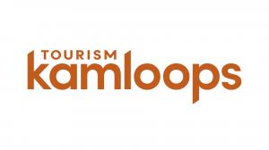 Words "Tourism Kamloops" in stylized letters