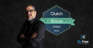 Ziad Selfani Blu Edge marketing agency CEO clutch global award