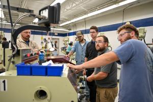 Advanced Manufacturing Students in Class at SCC