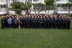 50 women standing together at the Women Leaders in Law Enforcement conference