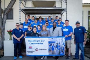 Sharefest and Marathon Petroleum Team Up to Beautify Dominguez Elementary