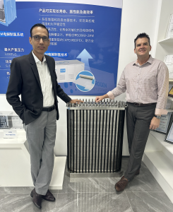 Horizon Founder and Horizon India Founder with Electrolyser Stack