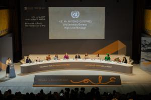 This year’s EAA Event "Education in Peril: The Human Cost of War” featured a keynote address from Her Highness Sheikha Moza bint Nasser and a high-level panel discussion.