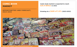 Comic Book Market to Observe Highest Growth of USD 26.9 Billion with Growing CAGR of 5.9% by 2032