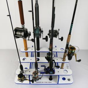 TRAPSKI Fishing Rod Holder Rack | 12 Pole Waterproof Wash-down