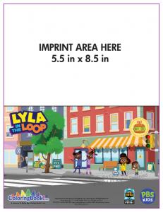 Officially Licensed the  Lyla in the Loop Coloring Book