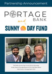 Portage Bank, Sunny Day Fund Leadership Power New Workplace Emergency Savings Benefit