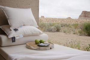 Crown Goose pillows have a goose feather core which emphasize improves bounciness without sacrificing softness.