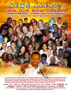 The Hey Papi Promotions Network Christian Social Media Platform Banner