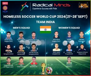 Radical Minds Announces Its Sponsorship of Team India in Homeless World Cup 2024