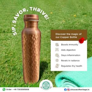 Health benefits of copper bottles