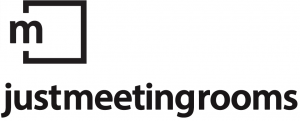 Just Meeting Rooms logo icon and wordmark