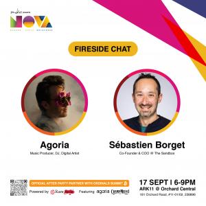 Fireside Chat with Agoria (Music Producer, DJ & Digital Artist) and Sébastien Borget (Co-Founder & COO, The Sandbox)