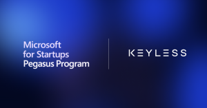 Keyless Selected for Microsoft for Startups Pegasus Program