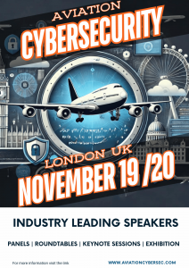 Aviation Cybersecurity Conference London November 19-20th.