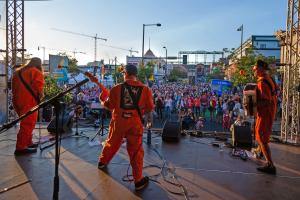 Denver Oktoberfest Band Entertains Crowd