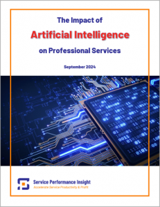 SPI Research announces The 2024 Impact of Artificial Intelligence on Professional Services