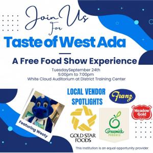 Join Us for the Third Annual “Taste of West Ada” Event