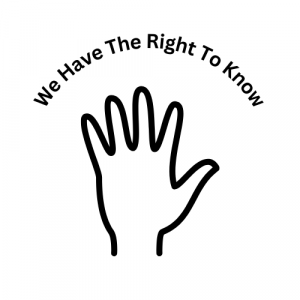 We Have The Right To Know Logo