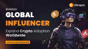 Ultrapro Exchange Hiring Global Influencer Recruitment to Expand Crypto Adoption Worldwide
