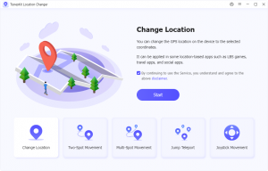 TunesKit Location Changer Main Interface