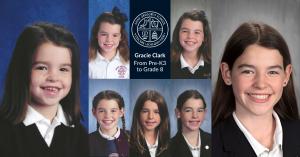 Pre-K 3 to 8th Grade Photos of Gracie Clark at SGS