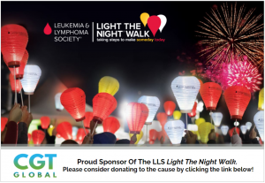 CGT Global CEO Cate Spears Participates in Light the Night in Support of Blood Cancer Research