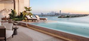 View from luxury apartment on Palm Jumeirah