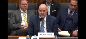 Krahenbuhl Testifies Before Congressional Committee, Advocates for Improvements to FEMA Communications