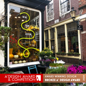 Florist Wim Van Assem by Rebrandt Wins Bronze in A’ Graphics Industry Awards