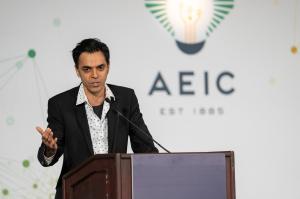 Vik Trehan, Director of Grid Operations at Southern California Edison, presents on AWARE at AEIC's 140th Annual Meeting