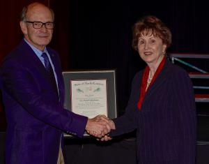 GWU President Frank Bonner (left) NCICU President Hope Williams (right)