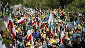 On Tuesday, September 24, thousands of Iranian-Americans and supporters of the Iranian Resistance gathered in New York to protest the presence of Iranian regime President Masoud Pezeshkian at the United Nations General Assembly (UNGA).