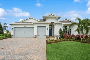 Golf cart garages are available for residents of the Treasure Coast's newest empty nester community.