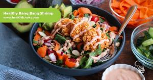 Healthy Bang Bang Shrimp Salad