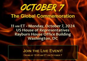 Edwin Black’s Global Commemoration Event Marks One-Year Anniversary of October 7, 2023 Hamas Attacks