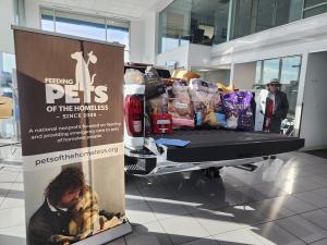 Six Dealerships Join Forces for National Fill a Vehicle Event for Feeding Pets of the Homeless