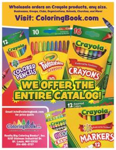 Really Big Coloring Books | ColoringBook.com a Crayola® Supplier Wholesaler 1-800-244-2665