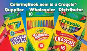 Really Big Coloring Books® ColoringBook.com Expands as Supplier, Distributor, Wholesaler of Crayola® Products