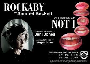 Samuel Beckett's 'Not I' and 'Rockaby,' Directed and Performed by Jeni Jones, to Debut in Hollywood