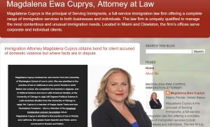 Blog of Immigration Attorney Magdalena Cuprys