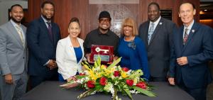 CITY OF CARSON HONORS APL.DE.AP OF THE BLACK EYED PEAS & FOUNDER OF THE APL.DE.AP FOUNDATION INT’L WITH KEY TO THE CITY