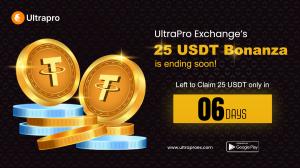 Ultrapro Exchange Announces the Final 6 days for the 25 USDT Bonanza Offer