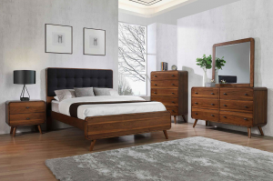 dark walnut bedroom set