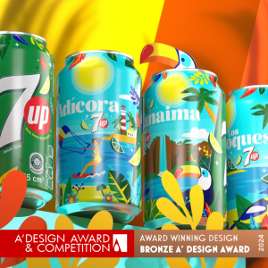 7Up Destinations Venezuela by PepsiCo Design and Innovation Wins Bronze in A’ Packaging Design Awards