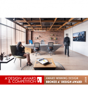 Contemporary Workspace by Karan Arora Wins Bronze in A’ Interior Design Awards