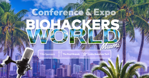 Biohackers World Conference & Expo 2024 in Miami, featuring health and wellness experts sharing insights on biohacking and technology.